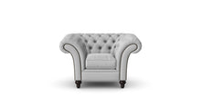 Load image into Gallery viewer, Milano Chesterfield Club Silver Dakota handmade