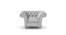 Load image into Gallery viewer, Milano Chesterfield Club Silver Dakota handmade