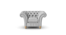 Load image into Gallery viewer, Milano Chesterfield Club Silver Dakota handmade