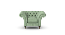 Load image into Gallery viewer, Milano Chesterfield Club Aqua Dakota handmade