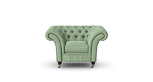 Load image into Gallery viewer, Milano Chesterfield Club Aqua Dakota handmade