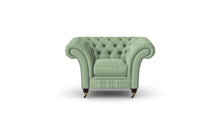 Load image into Gallery viewer, Milano Chesterfield Club Aqua Dakota handmade