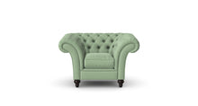 Load image into Gallery viewer, Milano Chesterfield Club Aqua Dakota handmade
