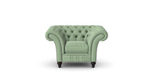 Load image into Gallery viewer, Milano Chesterfield Club Aqua Dakota handmade