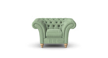 Load image into Gallery viewer, Milano Chesterfield Club Aqua Dakota handmade