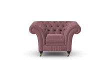 Load image into Gallery viewer, Milano Chesterfield Club Blush Amalfi Velvet handmade