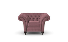 Load image into Gallery viewer, Milano Chesterfield Club Blush Amalfi Velvet handmade
