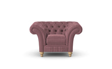 Load image into Gallery viewer, Milano Chesterfield Club Blush Amalfi Velvet handmade