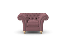 Load image into Gallery viewer, Milano Chesterfield Club Blush Amalfi Velvet handmade