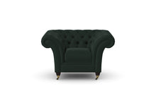Load image into Gallery viewer, Milano Chesterfield Club Emerald Amalfi Velvet handmade