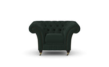 Load image into Gallery viewer, Milano Chesterfield Club Emerald Amalfi Velvet handmade