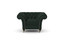 Load image into Gallery viewer, Milano Chesterfield Club Emerald Amalfi Velvet handmade