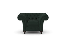 Load image into Gallery viewer, Milano Chesterfield Club Emerald Amalfi Velvet handmade