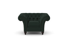 Load image into Gallery viewer, Milano Chesterfield Club Emerald Amalfi Velvet handmade