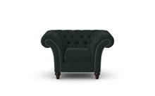 Load image into Gallery viewer, Milano Chesterfield Club Emerald Amalfi Velvet handmade