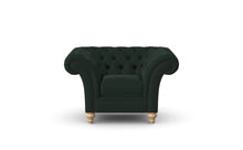 Load image into Gallery viewer, Milano Chesterfield Club Emerald Amalfi Velvet handmade