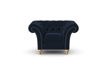 Load image into Gallery viewer, Milano Chesterfield Club Blue Amalfi Velvet handmade