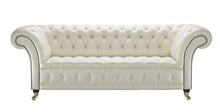 Load image into Gallery viewer, Venetia Chesterfield Sofa Cream House leather