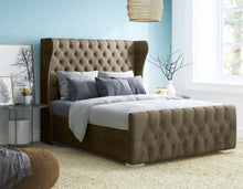 Load image into Gallery viewer, Romana Bed Biscuit Boutique Velvet