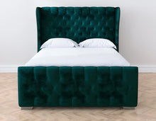 Load image into Gallery viewer, Romana Bed Mallard Boutique Velvet