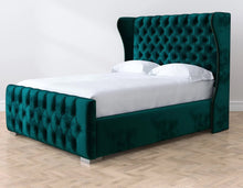 Load image into Gallery viewer, Romana Bed Mallard Boutique Velvet