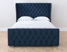 Load image into Gallery viewer, Romana Bed Blue House Linen