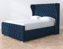 Load image into Gallery viewer, Romana Bed Blue House Linen