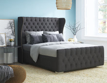 Load image into Gallery viewer, Romana Bed Slate House Linen