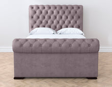 Load image into Gallery viewer, Blush Amalfi Velvet Duchess Bed