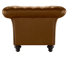 Load image into Gallery viewer, Milano Chesterfield Club Calvados Bolero Leather handmade