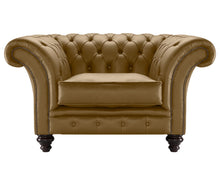 Load image into Gallery viewer, Milano Chesterfield Club Toast Bolero Leather handmade