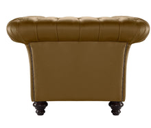 Load image into Gallery viewer, Milano Chesterfield Club Toast Bolero Leather handmade