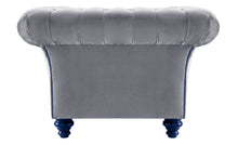 Load image into Gallery viewer, Milano Chesterfield Club Steel Boutique Velvet handmade