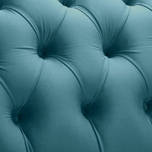 Load image into Gallery viewer, Milano Chesterfield Club Teal Boutique Velvet handmade