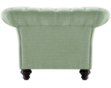 Load image into Gallery viewer, Milano Chesterfield Club Aqua Dakota handmade