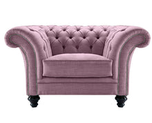 Load image into Gallery viewer, Milano Chesterfield Club Lavender Dakota handmade