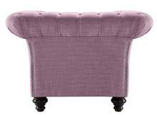 Load image into Gallery viewer, Milano Chesterfield Club Lavender Dakota handmade