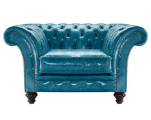 Load image into Gallery viewer, Milano Chesterfield Club Laguna Lustro Leather handmade