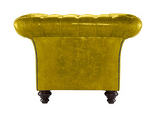 Load image into Gallery viewer, Milano Chesterfield Club Saffron Lustro Leather handmade