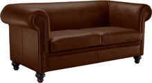 Load image into Gallery viewer, Novara Chesterfield Sofa Hazel Old English Leather
