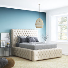 Load image into Gallery viewer, Almond Amalfi Velvet Nuvol Bed