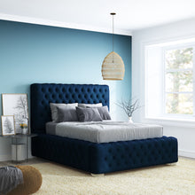 Load image into Gallery viewer, Blue Amalfi Velvet Nuvol Bed