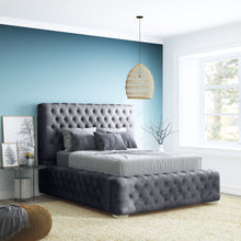 Load image into Gallery viewer, Grey Boutique Velvet Nuvol Bed