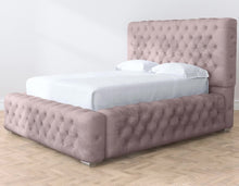 Load image into Gallery viewer, Pink Boutique Velvet Nuvol Bed