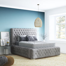 Load image into Gallery viewer, Silver Boutique Velvet Nuvol Bed
