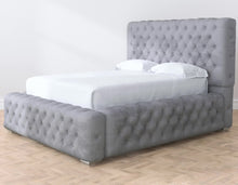Load image into Gallery viewer, Silver Boutique Velvet Nuvol Bed
