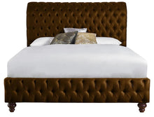 Load image into Gallery viewer, Rust Vegan Leather Milano Bed