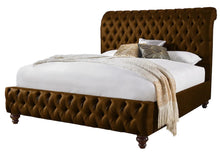 Load image into Gallery viewer, Rust Vegan Leather Milano Bed