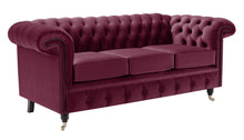 Load image into Gallery viewer, Savoy Chesterfield Sofa Purple Allure Velvet