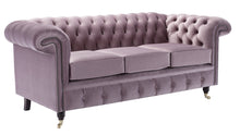 Load image into Gallery viewer, Savoy Chesterfield Sofa Lavender Allure Velvet
